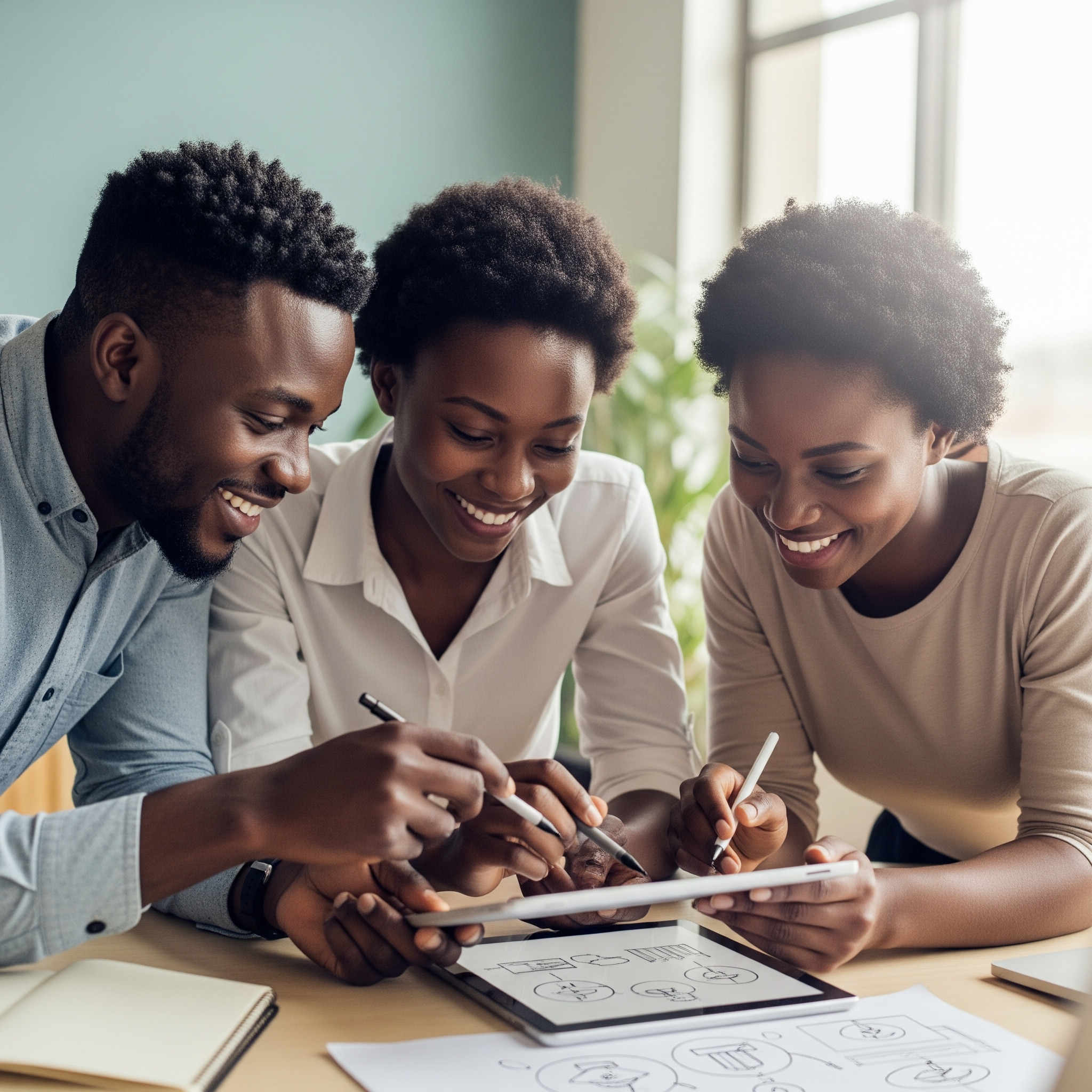 Équipe Global Partners en réunion stratégique